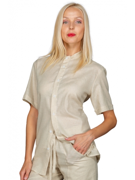 Camicia da lavoro Unisex Detroit Stretch Lino Isacco