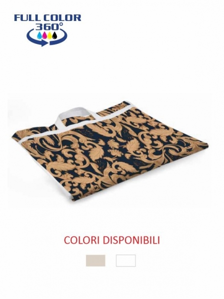 Porta abiti da viaggio in cotone personalizzato full print cm 60 x 140