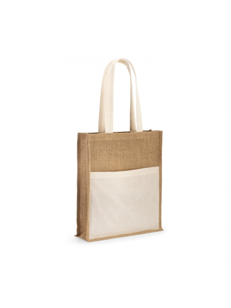 Shopper personalizzate in juta Braga 37x41x10 cm