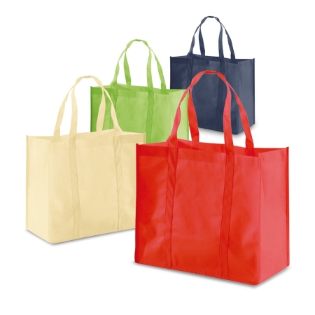 Shopper personalizzate in tnt 80 g/m² 40x34x20 cm