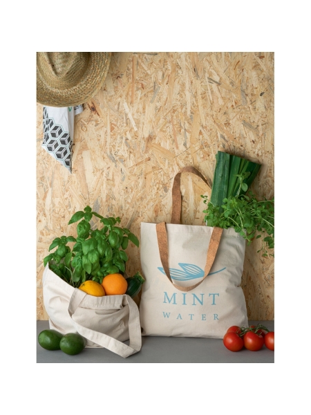Shopper personalizzate in cotone Feria 45x40x10,5 cm
