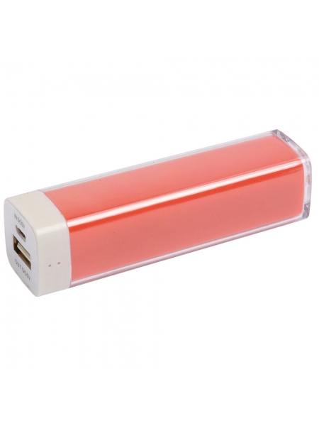 Power Bank in plastica 2200 mAh con cordino