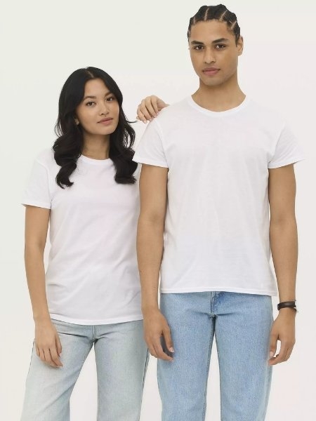 T shirt con scritta personalizzata in cotone bio Sol's Epic