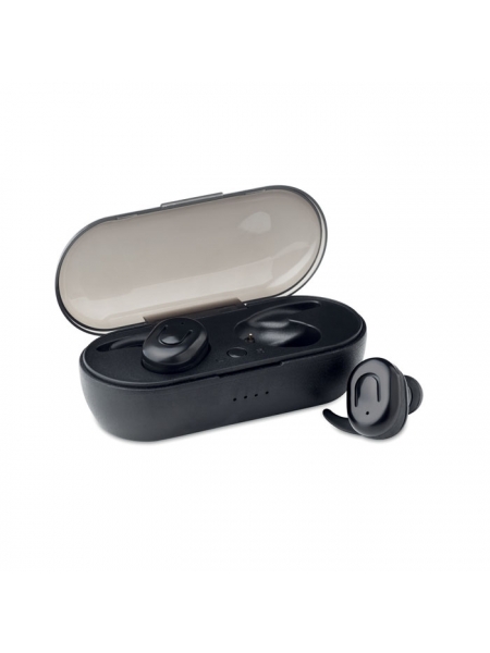 Set di 2 auricolari stereo wireless TWS 5.0 TWINS