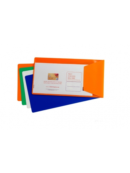 Busta portabiglietto con pattina obliqua 25,40 x 12,70 cm