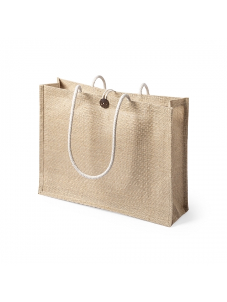 Shopper personalizzate in juta e cotone Triex 44,5x14x35 cm