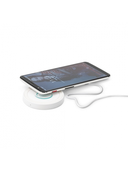 Base caricatore wireless personalizzabile con logo