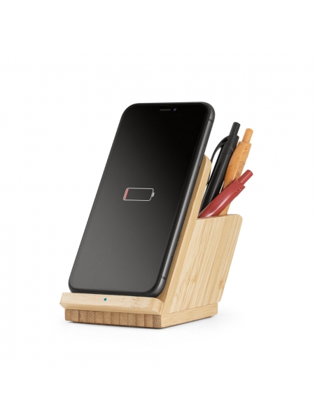 Caricatori wireless in bamboo Leavitt