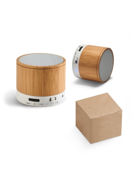 Altoparlanti in bamboo personalizzabili Glashow