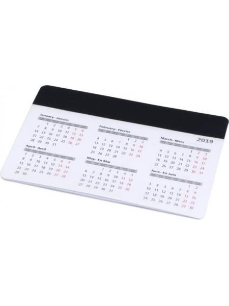 Tappetino per mouse con calendario Chart