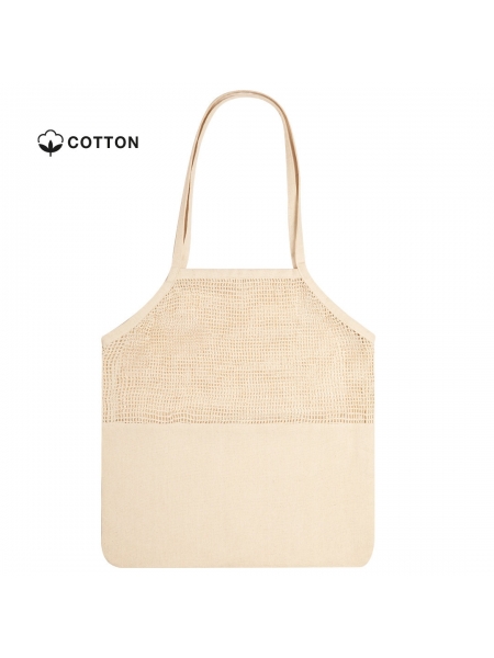 Shopper personalizzate in cotone grezzo Trobax 42x45 cm