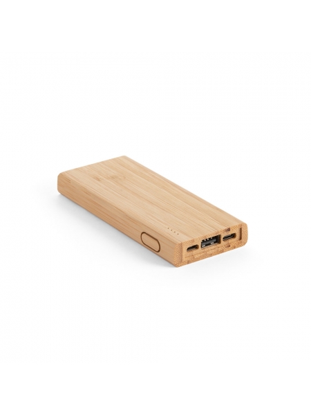 Power bank in bamboo personalizzato Kohn 5000 mAh