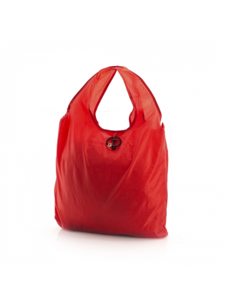 Shopper personalizzate pieghevoli in poliestere Persey 42,5x38x7 cm