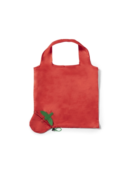 Shopper personalizzate pieghevoli in poliestere Corni 40x38 cm