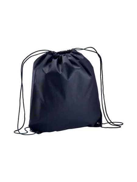 Zainetto personalizzato Jacob 80 g/m² con chiusura a strozzo 37 x 41 cm