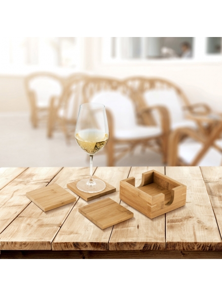 Sottobichieri personalizzati in bamboo Gauthier