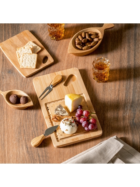 Taglieri personalizzati in bamboo Capers
