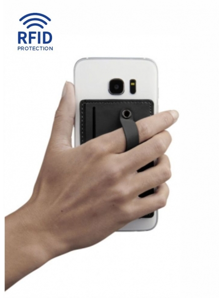 Portacarte da cellulare con cinturino Prime protezione RFID