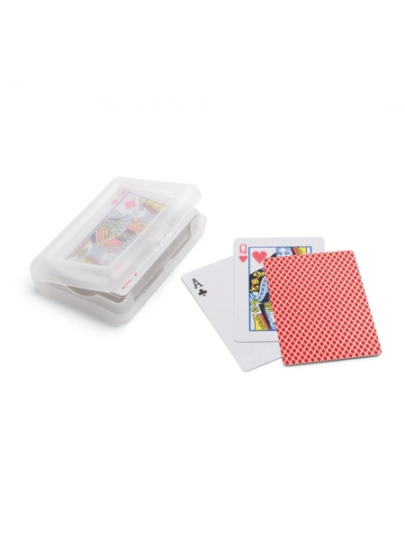 Mazzo di 54 carte da gioco in scatola in carta riciclata