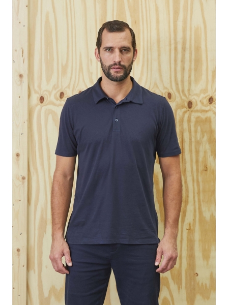 Polo cotone biologico da uomo personalizzata Neoblu Octave Men