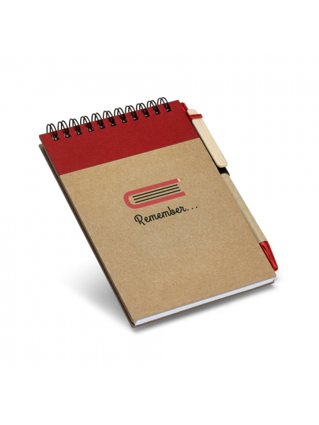 Notes tascabile con penna e logo personale o della propria azienda