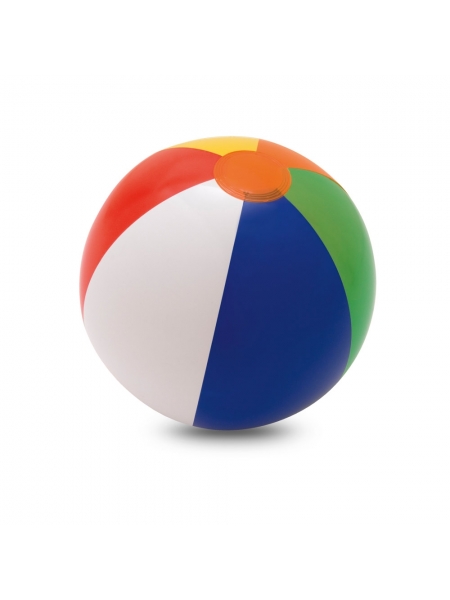 Pallone da spiaggia gonfiabile World con il logo