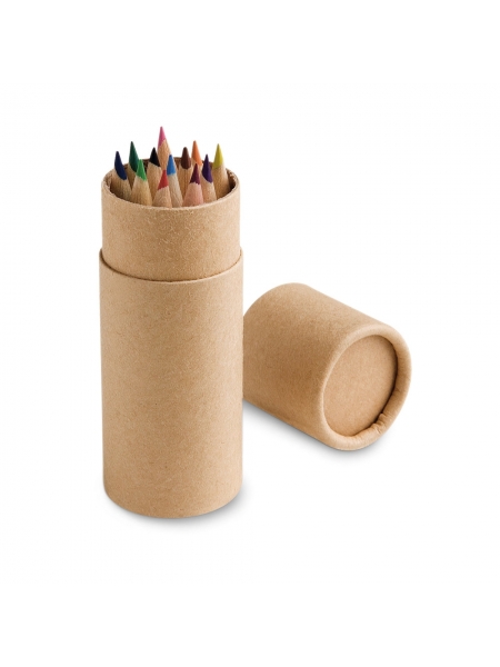 Set di 12 matite personalizzate con scritta Cylinder