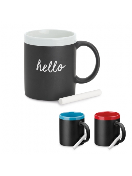 Tazze personalizzate in ceramica con gessetto Chalkie da 350 ml