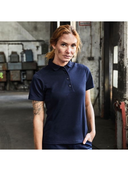 Polo da lavoro da uomo personalizzata James & Nicholson Ladies' Workwear Polo - Strong