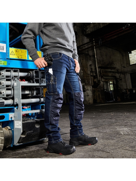 Pantalone da lavoro personalizzato James & Nicholson Workwear Jeans