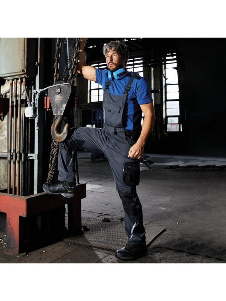 Pantalone da lavoro personalizzato James & Nicholson Workwear Pants with Bip - Strong