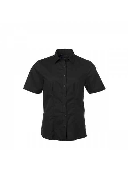 camicia-donna-manica-corta-oxford-james-nicholson-black.jpg