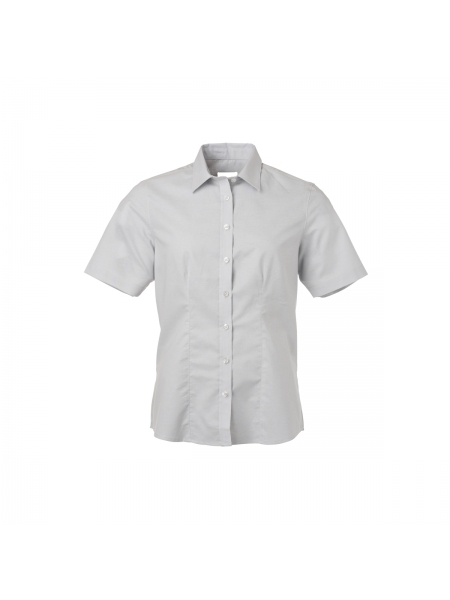camicia-donna-manica-corta-oxford-james-nicholson-silver.jpg