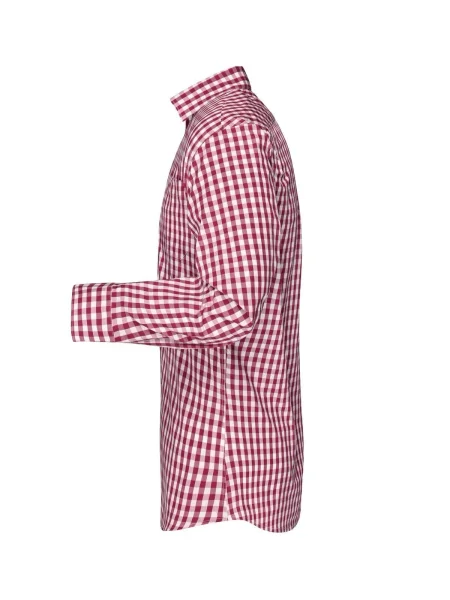 camicia-da-uomo-james-nicholson-mens-checked-shirt-bordeaux-white-52.webp