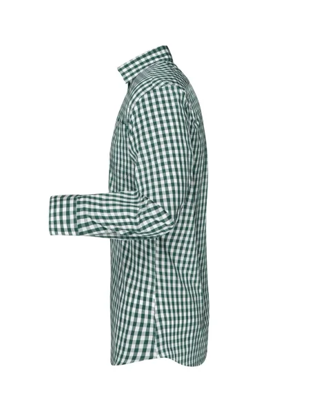 camicia-da-uomo-james-nicholson-mens-checked-shirt-forest-green-white-56.webp