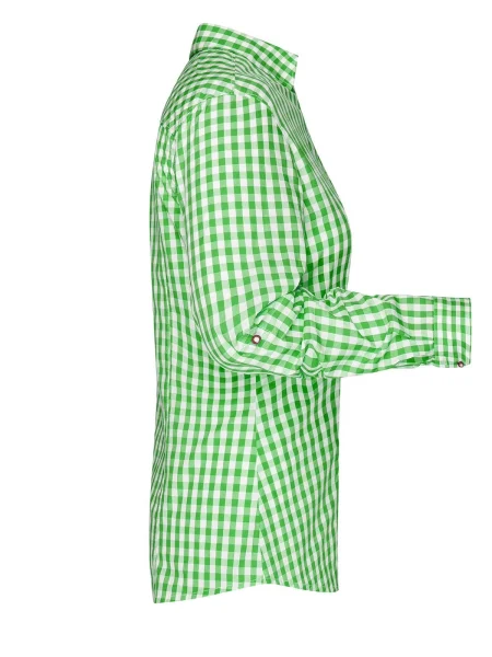 camicia-da-donna-james-nicholson-ladies-traditional-shirt-green-white-31.webp