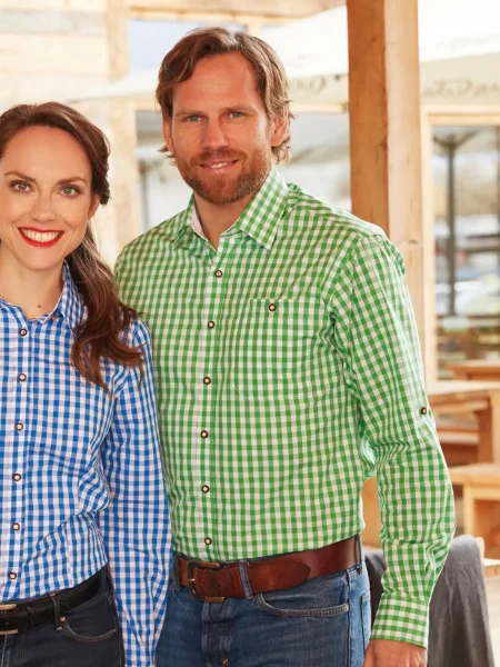 Camicia da uomo personalizzata James & Nicholson Men's Traditional Shirt