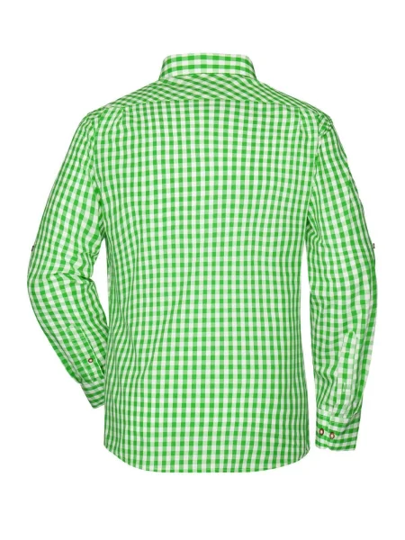 camicia-da-uomo-personalizzata-james-nicholson-mens-traditional-shirt-green-white-29.webp