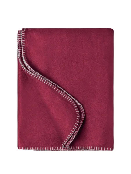 coperta-personalizzata-james-nicholson-fleece-blanket-bordeaux-natural-17.webp