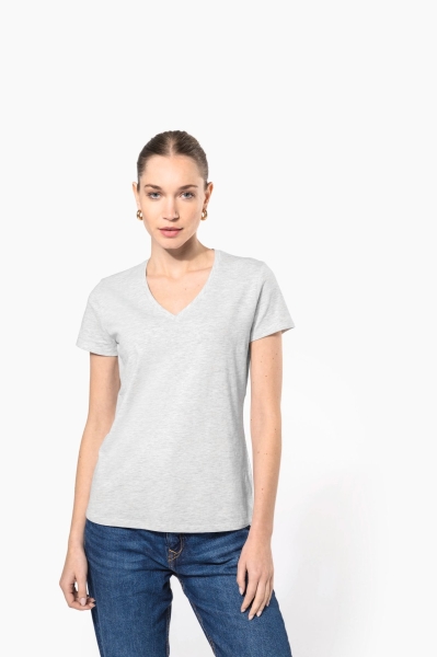 T shirt personalizzata per donna 180 g/m² con scollo a V