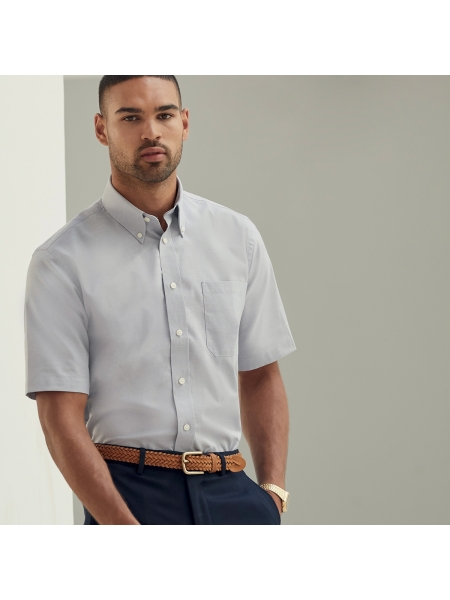 Camicia uomo con taschino Oxford Fruit of the Loom