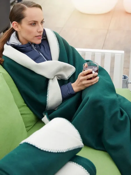 Coperta personalizzata James & Nicholson Bonded Fleece Blanket