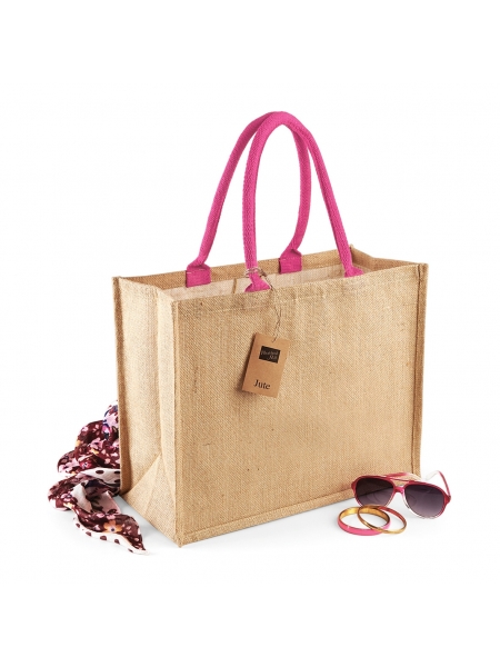 Shopper personalizzate in juta Trilly 42x33x19 cm