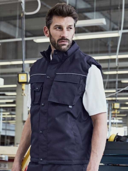 Gilet da lavoro personalizzato James & Nicholson Workwear Vest