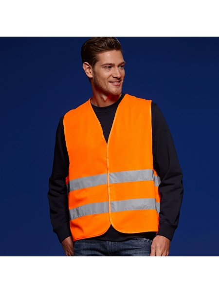 Casacca alta visibilità personalizzato James & Nicholson Safety Vest Adults