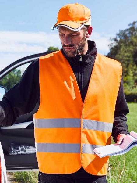 Casacca alta visibilità personalizzata James & Nicholson Safety Vest