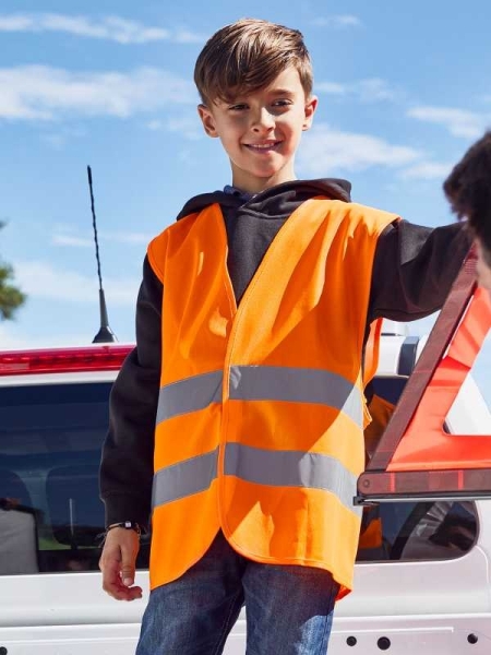 Casacca alta visibilità bambino James & Nicholson Safety Vest Junior