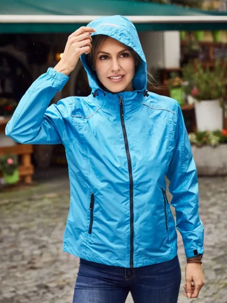 K-Way da donna personalizzato James & Nicholson Ladies' Rain Jacket