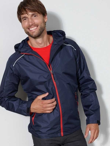 K-Way da uomo personalizzato James & Nicholson Men's Rain Jacket