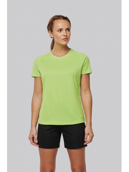 Magliette personalizzate donna sportive in poliestere riciclato